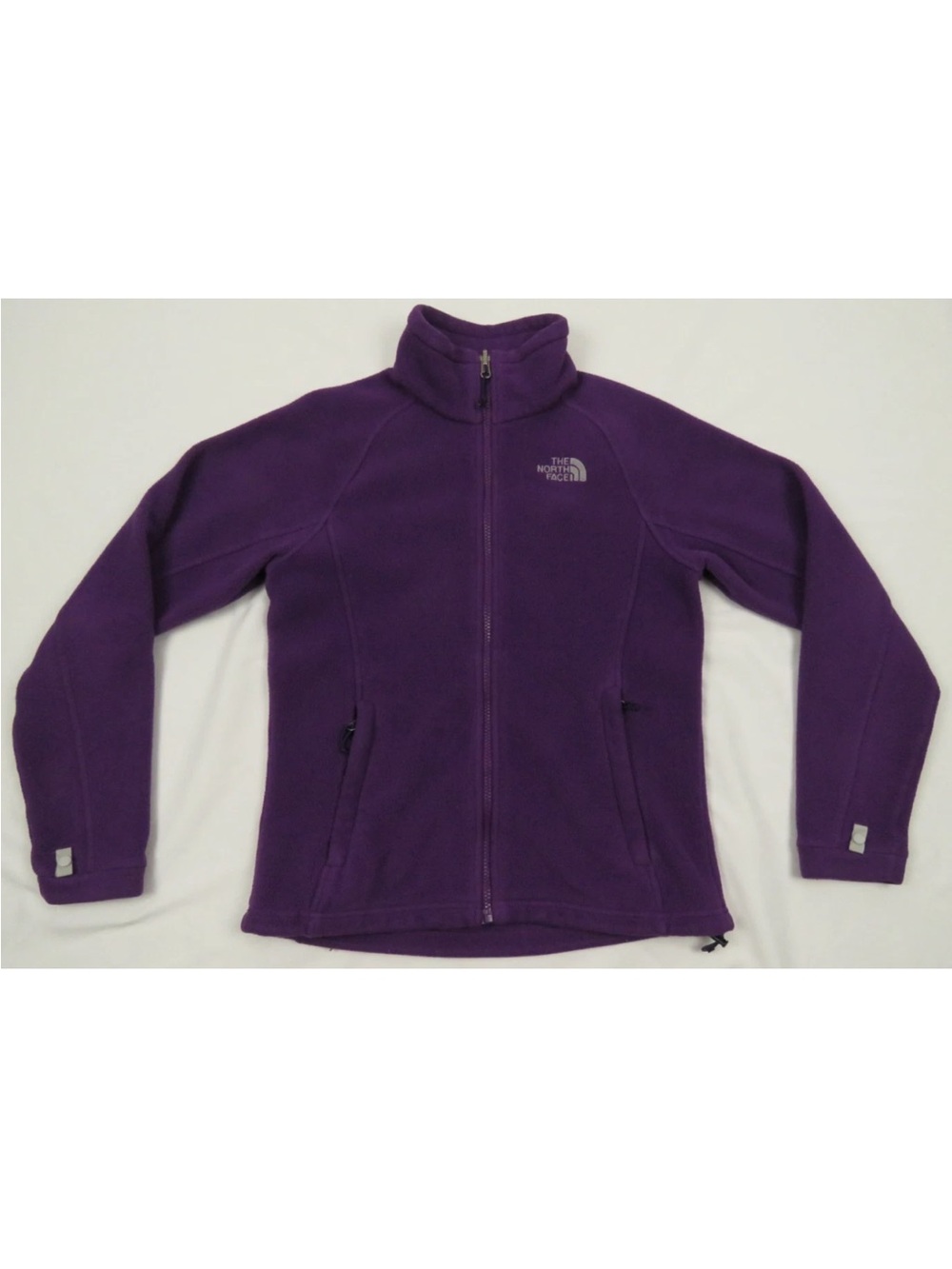 The North Face TNF Dome Logo Spell Out Fleece Full Zip Jacket S
